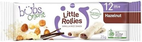 Bubs Organic Little Rollies Hazelnut 25g