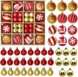 iDopick 44 Pcs Christmas Ball Ornam