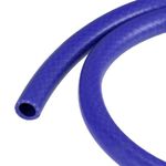 TOP-VIGOR Silicone Vacuum Tubing Heater Hose 12mm ID x 18mm OD 1m / 3.28ft Length for Car, Engine Heater Radiator Coolant Vacuum Water Air Tubing Blue