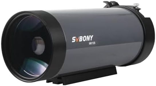 SVBONY MK105 Telescope, 105mm Aperture Maksutov Cassegrain OTA, Dielectric Coatings Catadioptric Telescope, for Planetary Visual and Photography with 160mm Dovetail Plate