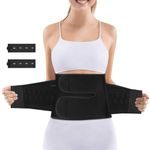 ACWOO Postpartum Belly Wrap, C Section Recovery Belt, Postpartum Support Belly Belt, Abdominal Binder After Pregnancy Postpartum Belly Band After Birth Brace, Tummy Girdle Corset Body Shaper