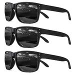 Sunglasses Men Polarized Sunglasses for Men Women Classic Sports Sun Glasses Driving Running Fishing with UV400 Protection (3 Pack) Black+Red decoration