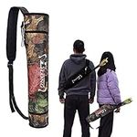 EOU Archery Quivers Arrow Quiver Back Hip Quiver Youth Adults Arrows Bag, CAMO