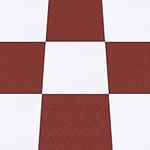 Self Adhesive Floor Tile Vinyl Flooring Peel and Stick Floor Tiles Vinyl Floor Vinyl Flooring Planks for Kitchen Living Room and Bathroom Floor Planks Waterproof Red and White 30X30cm 10pcs