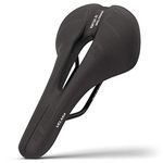 Velmia Bike Seat with Ergonomic 3-Zone Concept & Memory Foam, Comfortable Bike Saddle for Men & Women, Cushion for Trekking Bike, Mountain Bike and City Bikes.