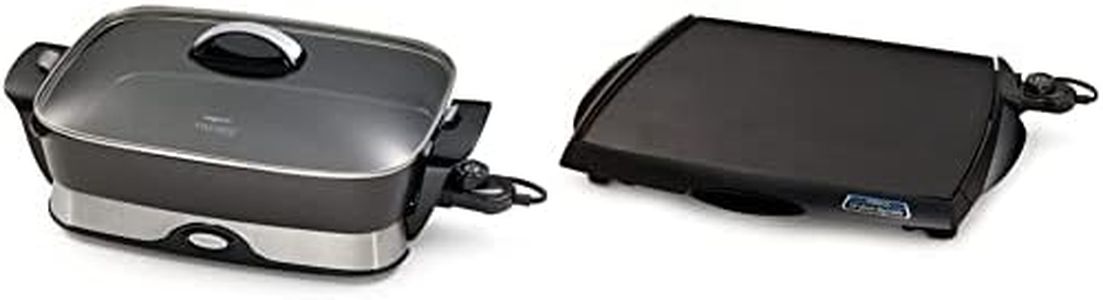 Presto 16-inch Electric Skillet and Tilt 'n Drain Big Griddle