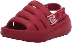 UGG Unisex-Child Sport Yeah Sandal, Samba Red, 9 Toddler