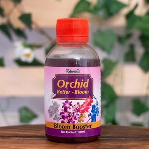 Ratanshi Agro Hortitech Orchid Bloom Booster for Healthier and Bigger Blooms | 100 mL Water Soluble Orchid Fertilizer