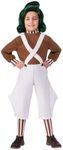 Rubie's Costume Kids Willy Wonka & The Chocolate Factory Oompa Loompa Value Costume, Small, Brown/White