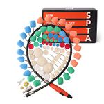 SPTA 77Pcs Mini Detail Polishing Pads Polisher with Assorted Foam Pad Kit Used on Rotary Tools/Polisher, Electric Drill for RMetal Aluminum, Stainless Steel, Chrome, Jewelry, Plastic, Ceramic, Glass