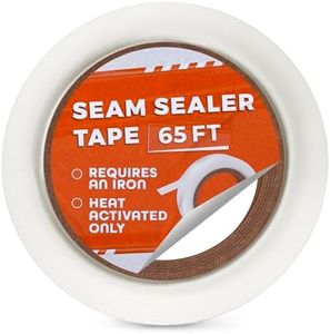 VIKROM Tent Seam Tape 65 Ft Lenght 0.8 Inch Wide Waterproof - White Tape Tent Repair Waterproof Seam Sealer