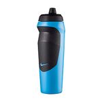 Nike Rubber Hypersport Bottle 20 Oz (Blue Lagoon/Black/Black/Blue Lagoon), 500 ml