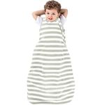 Ecolino Organic Cotton Toddler Sleep Bag or Sack - Toddler Sleeping Bag - 18-36 Mo, Silver