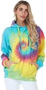 DARESAY Tie Dyed Pullover Hood-Saturn-M
