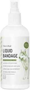 Pet Liquid Bandage for Dogs - 4 oz Spray with Aloe - Wounds Care for Dogs Including Cuts, Scrapes, and Stitches - Breathable and Waterproof