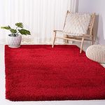 imsid Area Rug (Red, Polyester, 5 x 7 Feet)