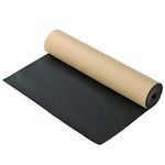 AMGSH Sponge Neoprene with Adhesive Foam Rubber Sheet 1/8" Thick *12" Wide X 48" Long, Padding Gaskets,Crafts for Weather proofing or Stripping DIY Gasket Sealing Material