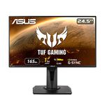 ASUS Tuf - Vg259Qr Gaming 25 Inch (63.5 Cm) 1920 x 1080 Pixels LCD Monitor - Full Hd, 165Hz, 1Ms, Extreme Low Motion, Speaker, Shadow Boost, Vesa Mountable, Displayport, Hdmi Black