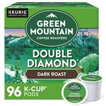 Green Mountain Coffee Double Diamond, Dark Roast Coffee, 96 Count