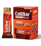 CaliBar 20g Protein Bar - Cookie Crunch Bar (Pack of 6) No Added Sugar, GlutenFree, 5g Fiber, No Preservatives, Delicious Taste, Whey & Plant Protein, Fitness & Immunity (65g x 6 Bars)