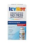 Icy Hot No Mess Applicator, Quick-Drying, Fast, Effective Pain Relief for Muscle and Joint Pain Associated with Arthritis, Backache, Strains and Sprains, 73ml