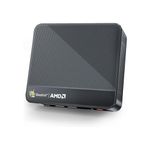 Beelink SER5 Pro Mini PC, AMD Ryzen 7 5800H(7nm, 8C/16T) up to 4.4GHz, Mini Computer 32GB DDR4 RAM 500GB NVME SSD, Mini Gaming Computer 4K@60Hz Triple Display, Micro PC WiFi6/BT5.2/54W/HTPC/W-11 Pro