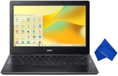 Acer Chromebook 311 11.6" HD Laptop - Intel Celeron N4500, 4GB RAM, 64GB eMMC, Chrome OS (with Microfiber Cloth) - Star Black (CBOA311-1H-C90F)