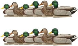 Avian-X Top Flight Open Water Mallard Duck Decoys, Ultra Realistic Floating Hunting Decoys with Weight Forward Swim Keel, Multicolor, 6 Pack (2 Pack)