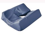 Master Massage Massage Table Face Cradle Cushion Pillow, with Pu Leather, and Memory Foam Ergonomic Massage Bed Headrest (Royal Blue)
