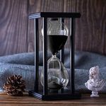 Hourglass Timer with Black Sand, 60