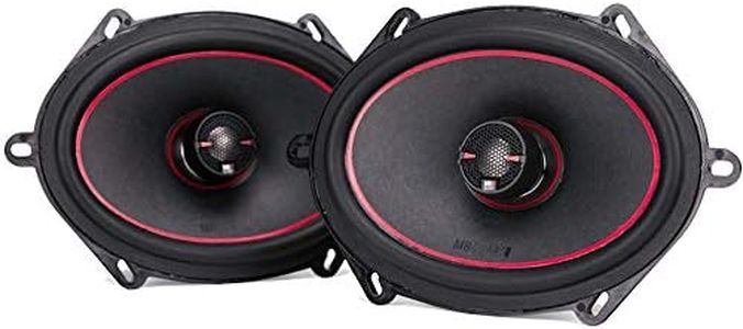MB Quart RK1-168 Reference Car Speakers (Black, Pair) – 5x7-6x8 Inch Coaxial Speaker System, 200 Watt, 2-Way Car Audio, 4 OHMS (Grills Not Included)