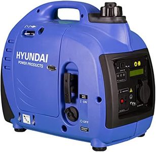 HYUNDAI Générateur à Essence Inverter, 900W, Bleu/Noir moyen