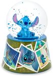 Disney Lilo & Stitch Vintage Photos Mini Light-Up Snow Globe for Adults with Glitter | 3 Inches