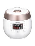 Cuckoo CRP-RT0609FW Twin Pressure rice cooker 6 cup & Warmer with High Heat, GABA, Mixed, Scorched, Turbo, Porridge, Baby Food, Steam (Hi/NonPressure) and more, Made in Korea White