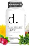Diuretic Pills - Cranberry Pills with Green Tea, Dandelion, Apple Cider Vinegar & More - AQUOE Water Away Pills for Bloating & Fitness - Water Pills by Daily Defense, 60 Capsules