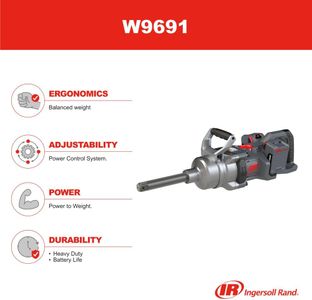 Ingersoll-Rand 20V Cordless Impact Wrench – Heavy Duty, 4000 Nm, 4 Modes