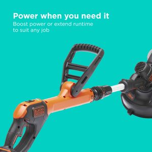BLACK+DECKER Cordless Grass Trimmer 28cm – POWERCONNECT Strimmer