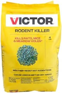 Victor M925 Ready-to-Use Rodent Poison Killer - Kills Rats, Mice, and Meadow Voles, Yellow