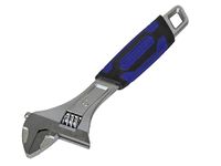 Faithfull FAIAS200C Soft-Grip Adjustable Spanner Wrench 200mm (8in)- 30mm Capacity