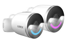 Lorex 4K Spotlight Indoor/Outdoor Wi-Fi 6 Security Camera with Smart Security Lighting - Pack of 2