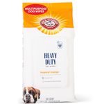 Arm & Hammer for Pets Heavy Duty Multipurpose Pet Bath Wipes | Dog Wipes Remove Odor & Refreshes Skin | Mango Scent, 100 Count, Dog Grooming Wipes for Pets