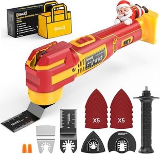 Cordless Oscillating Tool Compatible with DeWalt 20V Battery(Tool Only), 21,000 OPM Upgraded Brushless 20V Oscillating Multi-tool with 6 Speed, LED Light, DIYtoolifz 4.5° Oscillating Tool for Cutting