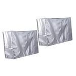 Ciieeo 2pcs Air Conditioning Cover Aire Acondicionado De Swamp Cooler Covers for Roof Wall Swamp Cooler Pads Ac Cover for outside Unit Through The Polyester The Outdoor Unit Hang up