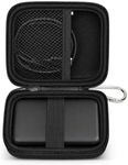 ANKHOH Case for Clutch Pro Portable Charger for iPhone for INIU for podoru for Anker MaGo for Anker Nano Magsafe for TRKOY Power Bank Travel Storage for Battery Pack, USB Charging Cable(Box Only)Black