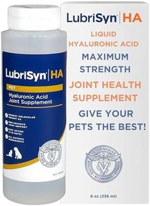 LubriSynHA Hyaluronic Acid Pet & Equine Joint Formula 8oz - All-Natural, High-Molecular Weight Liquid Hyaluronan - Joint Support for Horses, Dogs, Cats - Promotes Healthy Joint Function, Made in USA