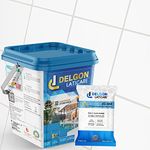 Delgon Laticare Premium Epoxy Grout for Tiles EG-100 (5kg) (Sliver Stone - 89)