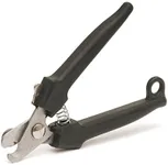 Jeffers Pet Nail Clippers – Small Thin Blade, Plier Style Grooming Tool for Dogs & Cats, Stainless Steel Trimmer with Stopper Tap Screw, Spring Loaded Handle, Professional Pet Nail Clipper, Black