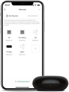 LinknLink Smart WiFi Universal Remote: IR Blaster for TV, Aircon, STB, Featuring Bluetooth BLE Smart Home Hub, Compatible with Alexa, Google Home (eRemote)