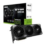 ASUS TUF Gaming GeForce RTX ™ 5070 12GB GDDR7 OC Edition Gaming Graphics Card (PCIe® 5.0, dual HDMI/DP 2.1, 3.125-slot, military-grade components, protective PCB coating, axial-tech fans)