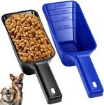 2 Cup Dog Food Scoop(2 Pack), Plast